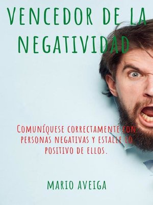 cover image of Vencedor de la negatividad